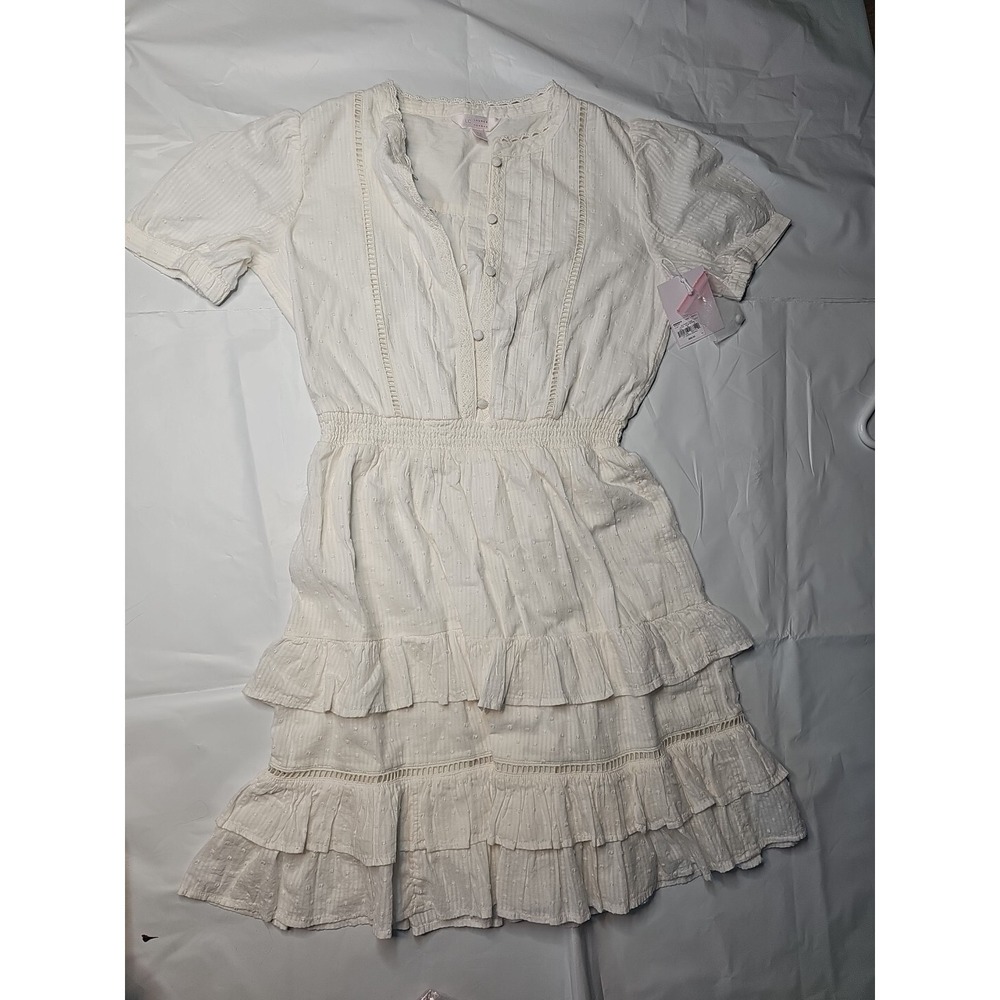 Laura Conead Xs White Dress Womens